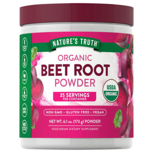 Nature's Truth Beet Root, Organic, Powder