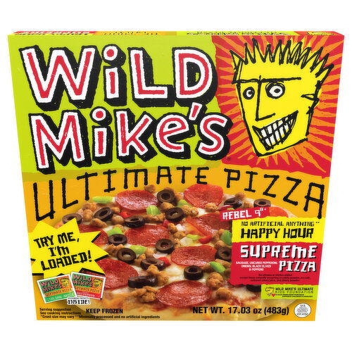 Wild Mike's Ultimate Rebel Happy Hour Supreme 9 Inch Pizza