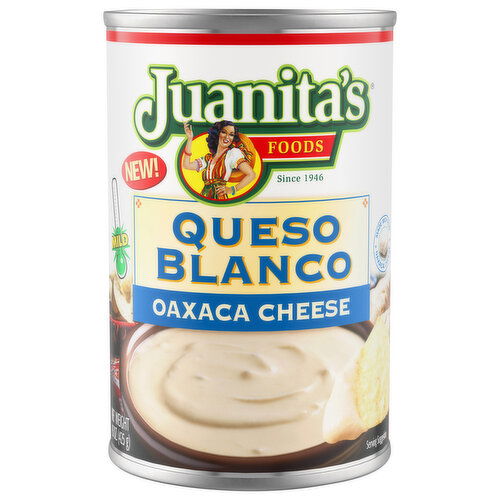 Juanita's Foods Mild Oaxaca Cheese Queso Blanco