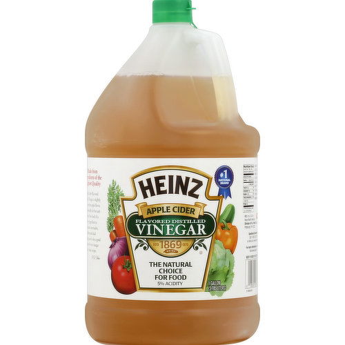 Heinz Vinegar, Flavored Distilled, Apple Cider