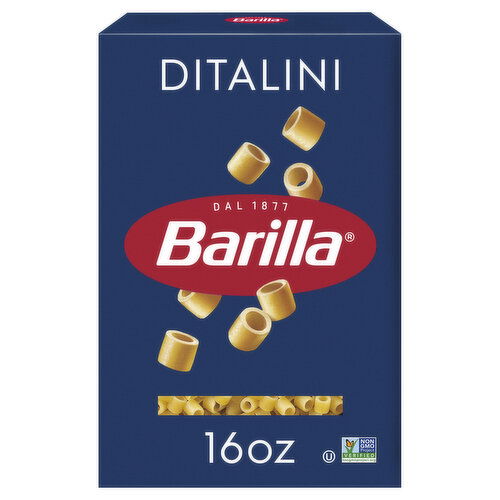 Barilla Ditalini - Non-GMO Pasta Made with Durum Wheat Semolina & Kosher Certified