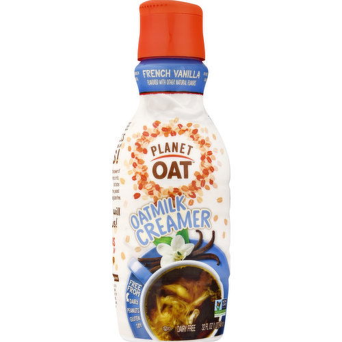 Planet Oat Oatmilk Creamer, Dairy Free, French Vanilla