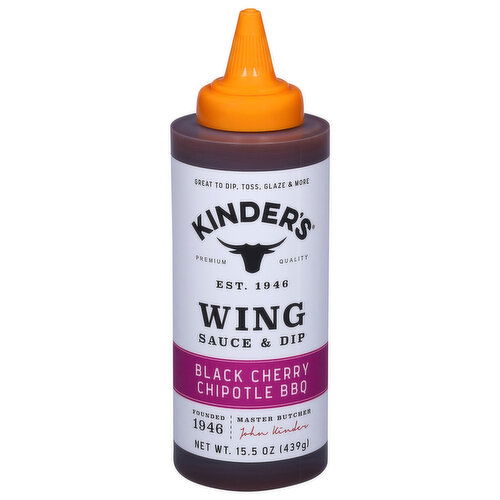 Kinder's Black Cherry Chipotle BBQ Wing Sauce & Dip