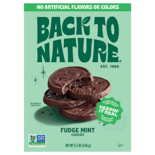 Back to Nature Fudge Mint Cookies Image 1 of 6