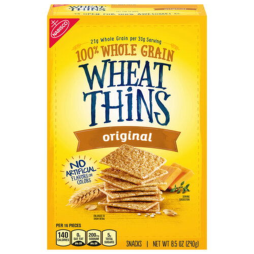Wheat Thins 100% Whole Grain Original Snacks