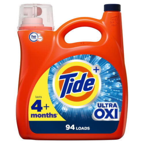 Tide Ultra Oxi Liquid Laundry Detergent, 94 Loads