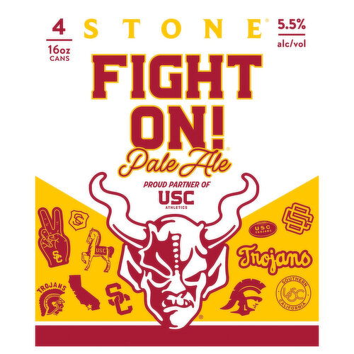 Stone Beer, Pale Ale, Fight On!