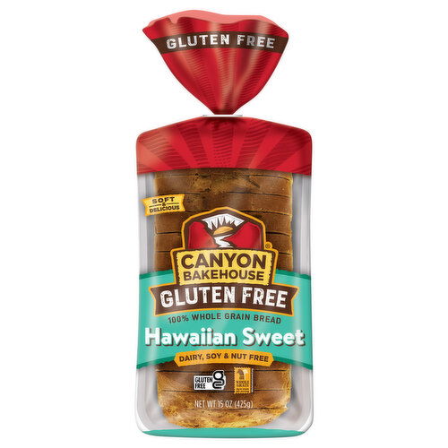 Canyon Bakehouse Gluten Free 100% Whole Grain Hawaiian Sweet Bread