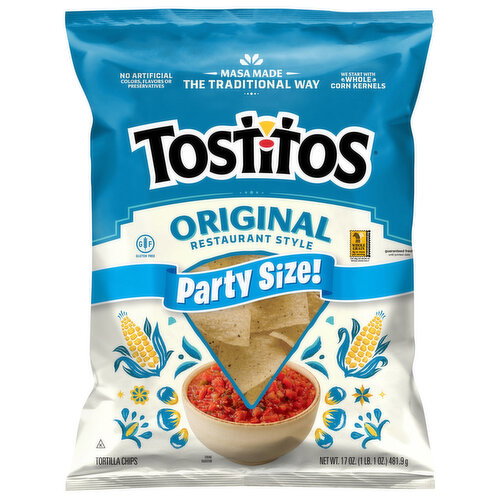 Tostitos Restaurant Style Original Tortilla Chips Party Size