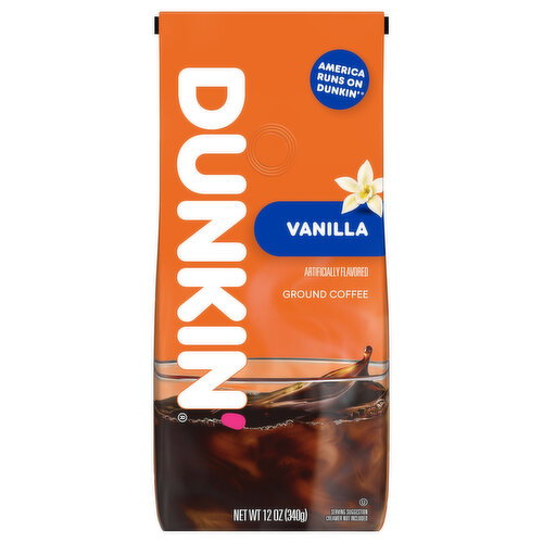 Dunkin' Ground Vanilla Coffee Image 1 of 5