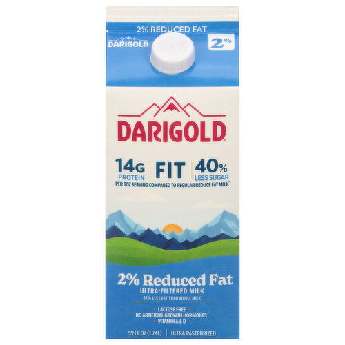 Darigold Milk, Reduced Fat, Ultra-Filtered