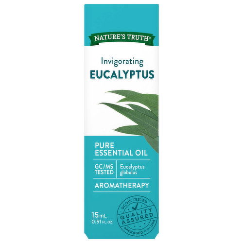 Nature's Truth Pure Essential Oil, Eucalyptus, Invigorating, Aromatherapy