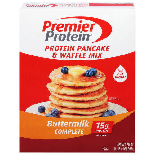 Premier Protein Buttermilk Complete Pancake & Waffle Mix