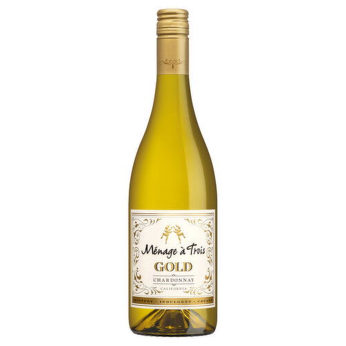 Menage a Trois Gold Chardonnay California White Wine