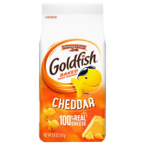 Goldfish Baked Snack Crackers, Cheddar