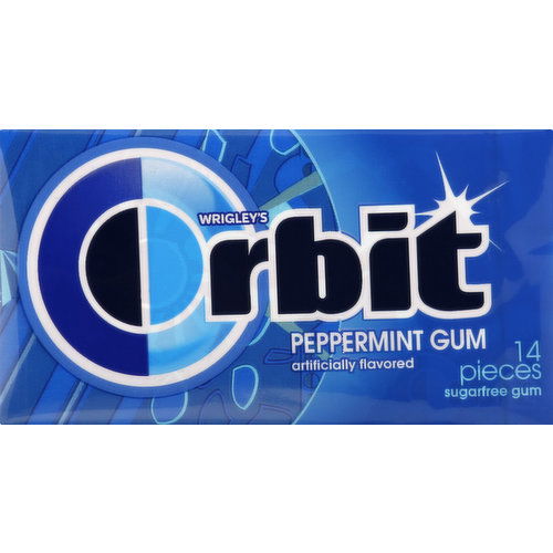 Orbit Gum, Sugarfree, Peppermint