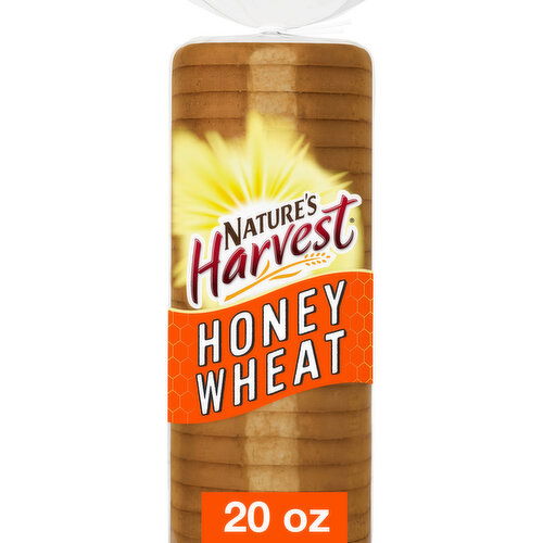 Nature's Harvest Honey Wheat Bread, 20 oz