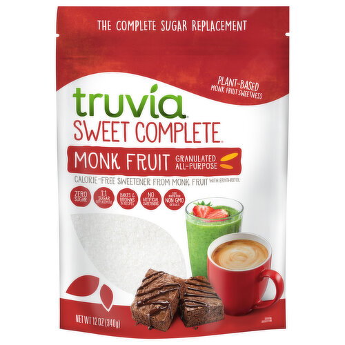 Truvia Granulated All-Purpose Monk Fruit Sweetener Image 1 of 4