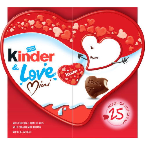 Kinder Milk Chocolate, Mini Hearts