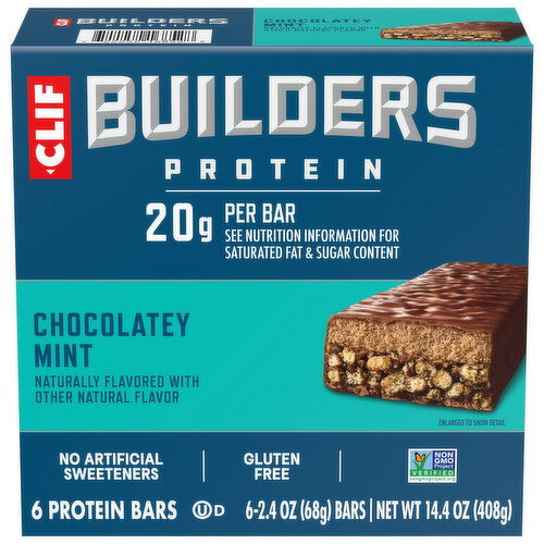 Builders Chocolatey Mint Protein Bars