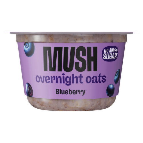 Mush Blueberry Overnight Oats