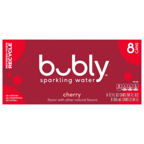 Bubly Cherry Sparkling Water