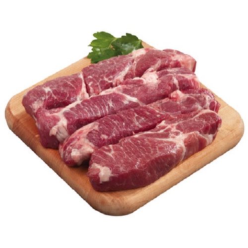 Boneless Pork Shoulder Country Style Strips