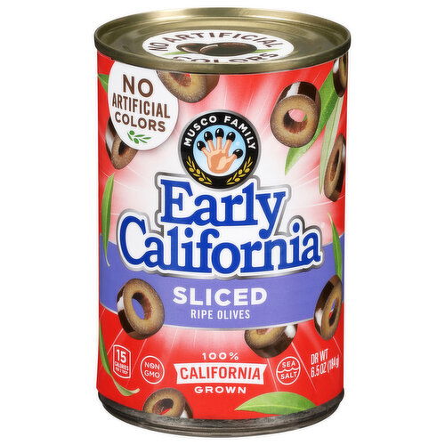Early California Sliced Ripe Olives
