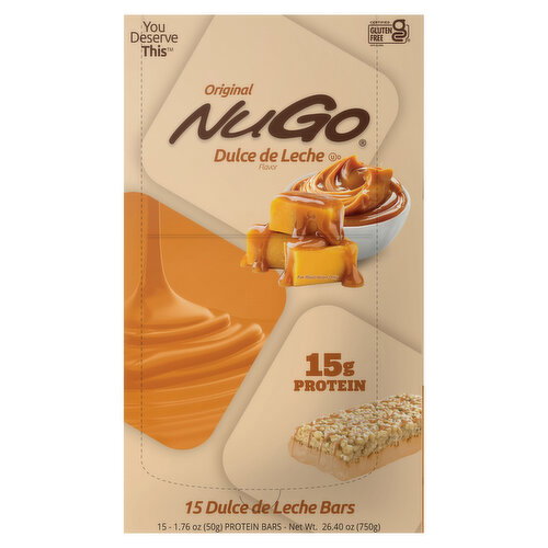 NuGo Dulce de Leche Flavor Protein Bars