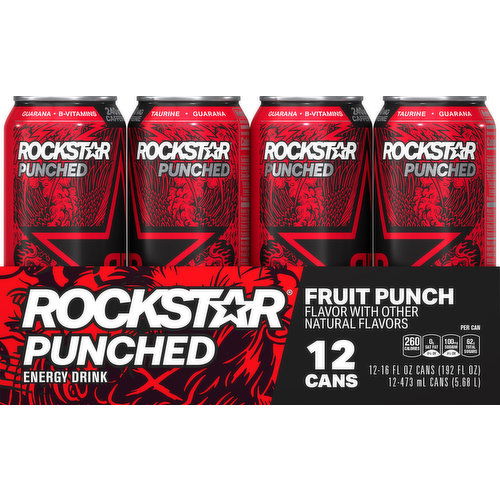 Rockstar Energy Drink, Fruit Punch