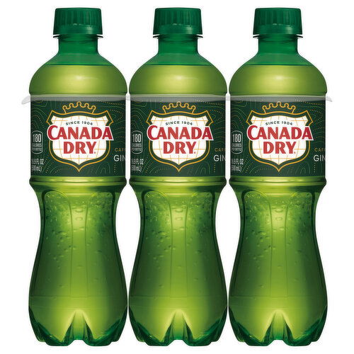 Canada Dry Ginger Ale, Caffeine Free, 6-Pack