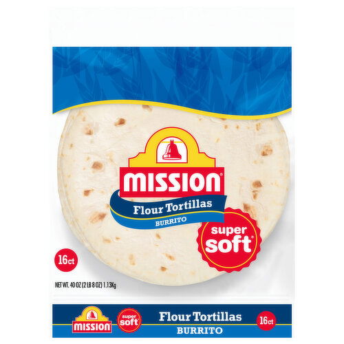 Mission Burrito Super Soft Flour Tortillas