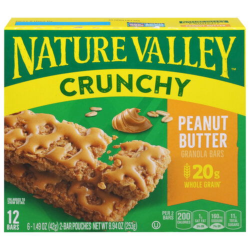 Nature Valley Granola Bars, Peanut Butter, Crunchy