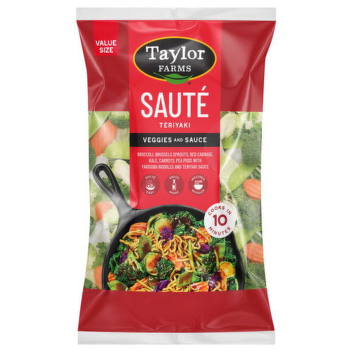 Taylor Farms Veggies and Sauce, Teriyaki, Saute