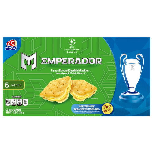 Gamesa Lemon Flavored Sandwich Cookies