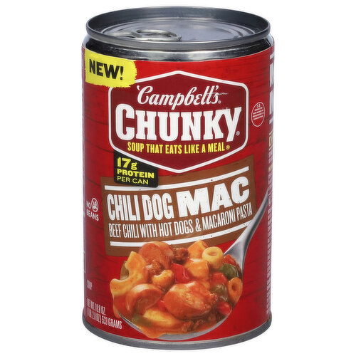 Campbell's Chili Dog Mac Soup