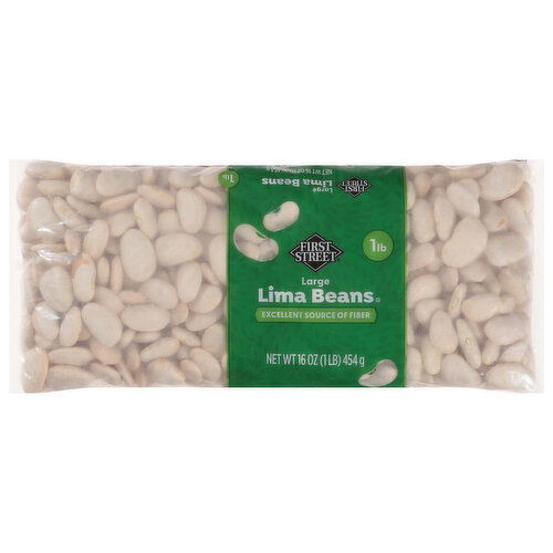 First Street Lima Beans, Large