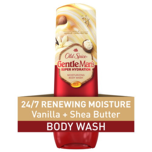 Old Spice GentleMan's Blend Super Hydration Body Wash for Deep Cleaning and 24/7 Renewing Moisture Image 1 of 6