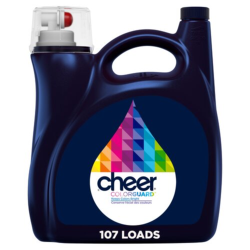 Cheer Liquid Laundry Detergent 107 loads, 154 fl oz, HE Compatible