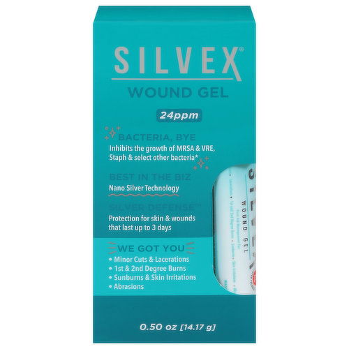 Silvex Wound Gel, 24 ppm