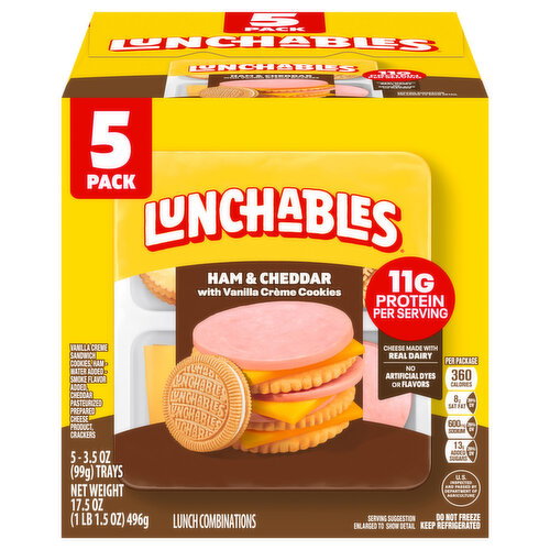 Lunchables Ham & Cheddar Lunch Combinations Image 1 of 6
