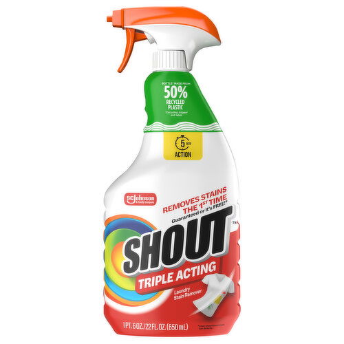 Shout Triple-Acting Laundry Stain Remover
