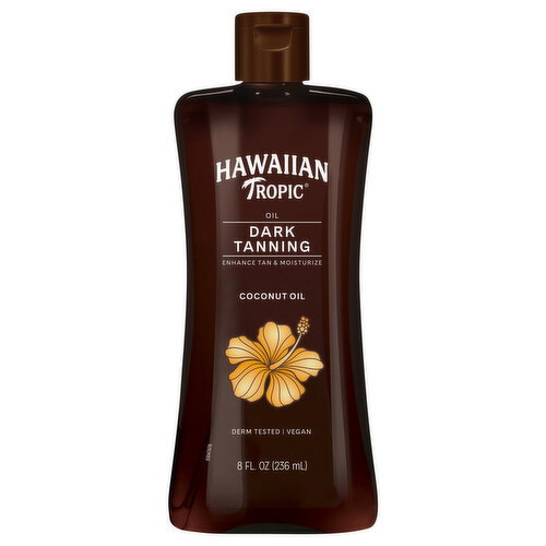 Hawaiian Tropic Dark Tanning Coconut Oil Image 1 of 3