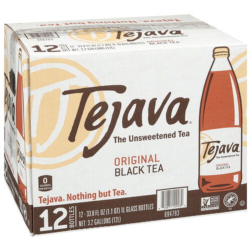 Tejava Black Tea, Unsweetened