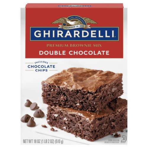 Ghirardelli Premium Double Chocolate Brownie Mix Image 1 of 6