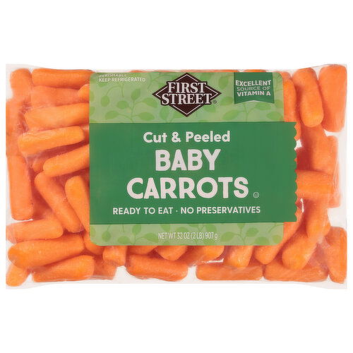 First Street Cut & Peeled Baby Carrots