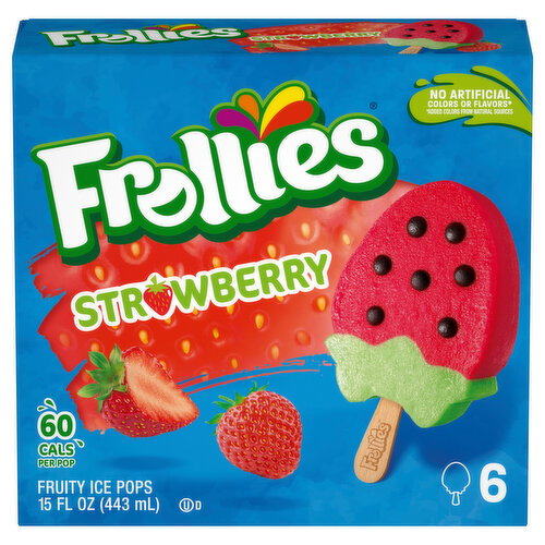 Frollies Strawberry Fruity Ice Pops Image 1 of 6