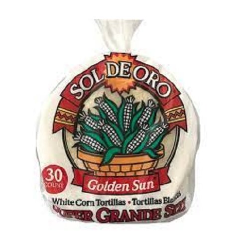 Sol De Oro White Corn Tortillas 30 ct