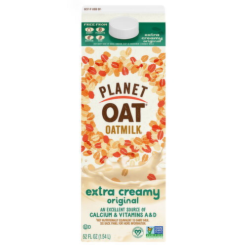 Planet Oat Extra Creamy Original Oatmilk Image 1 of 6