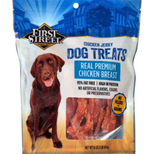 First Street Dog Treats, Chicken Jerky